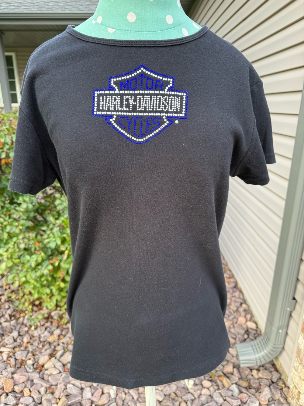 Harley-Davidson BLING Lake of the Ozarks Osage Beach MO Black T-Shirt